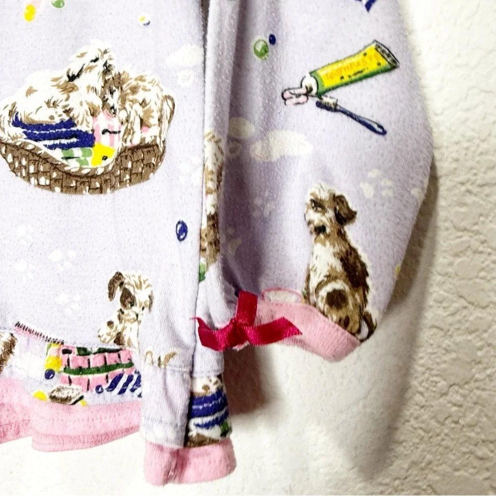 Nick and Nora Puppy Dog Sleep Ruffle Top